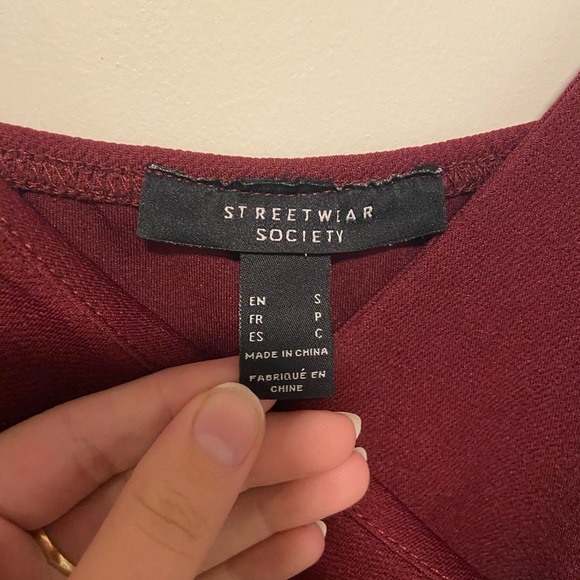 Maroon Dress - Picture 2 of 3